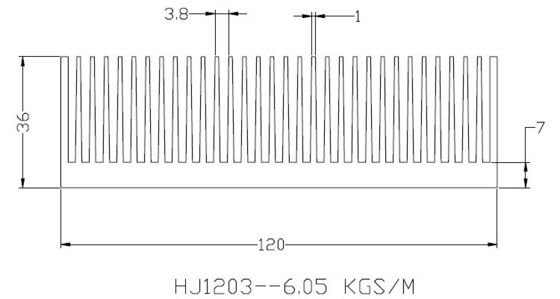 구리 튜브 120x36x150MM과 아노다이징 물 시원한 방열